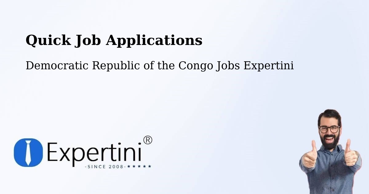 Quick Apply Feature – Tshela - Democratic Republic of the Congo Jobs Expertini