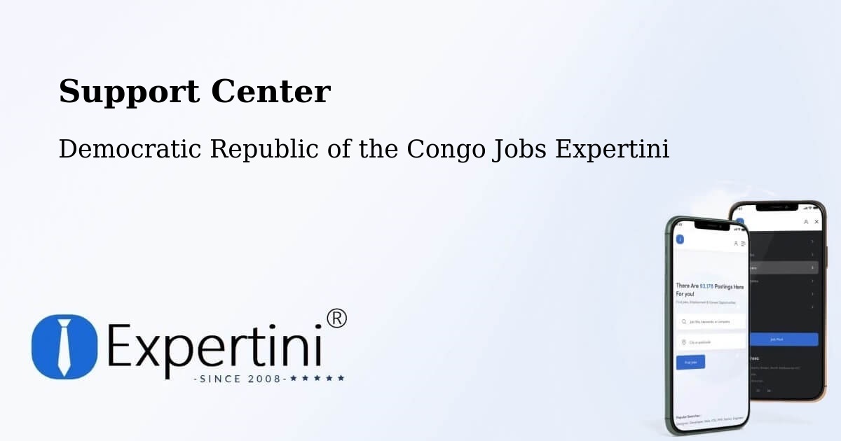 Support Services – Tshela - Democratic Republic of the Congo Jobs Expertini